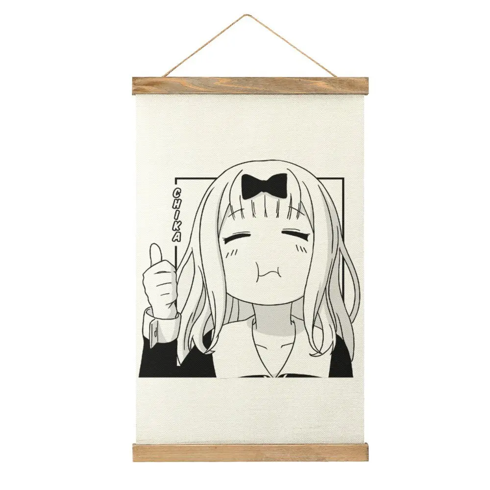 Classic Chika Fujiwara Funny For Sale Canvas Hanging Picture Wall Decoration Humor Graphic Kitchen   Draw Style Hang Pictures