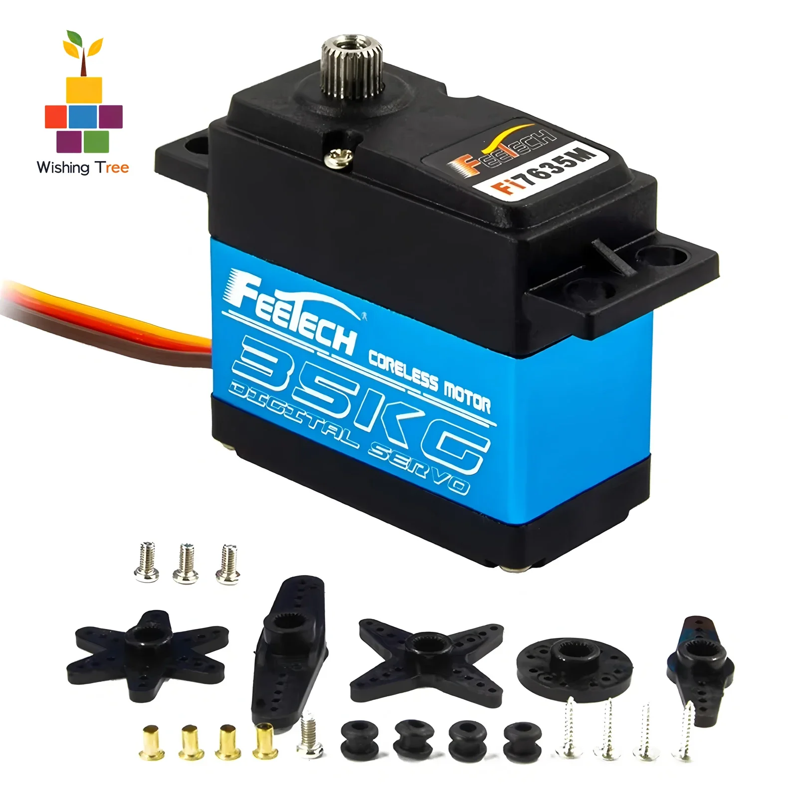 Feetech Fi7635M 35 KG Digitale Servomotor 180 Graden Aluminium Metal Gear voor DIY Robot Slimme Auto RC Vliegtuigen speelgoed