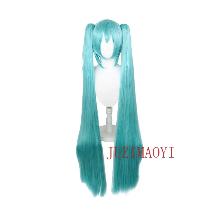 Anime Long Synthetic Hair Clips 2 Ponytails Game Yandere Simulator Osana Najimi Lolita Cosplay Halloween Wig