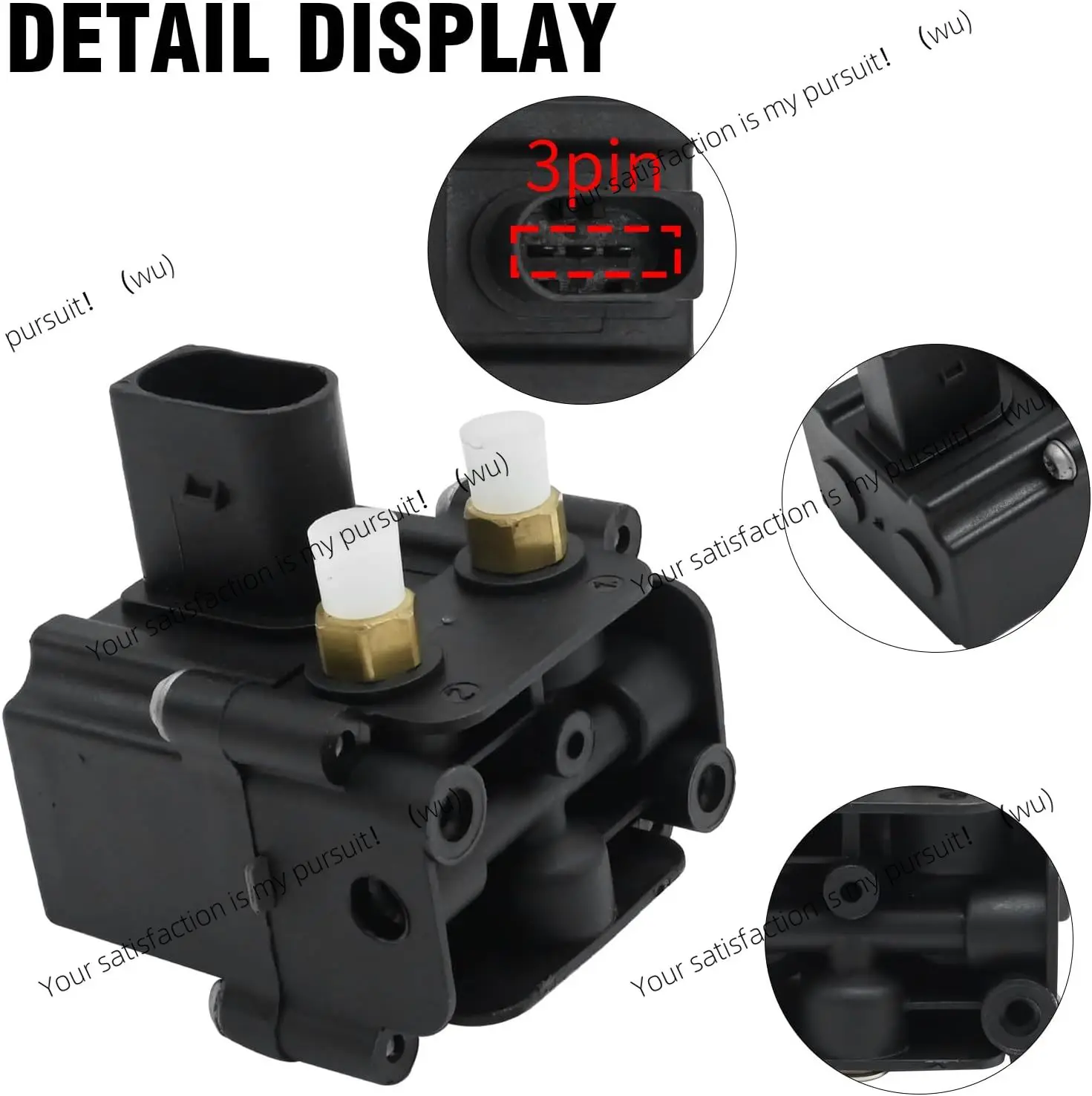 37206789450 air suspension solenoid block for 2009-2017 BMW 535i 550i GT 740i 740LD 740Li 750i 750Li 760L 37206875176