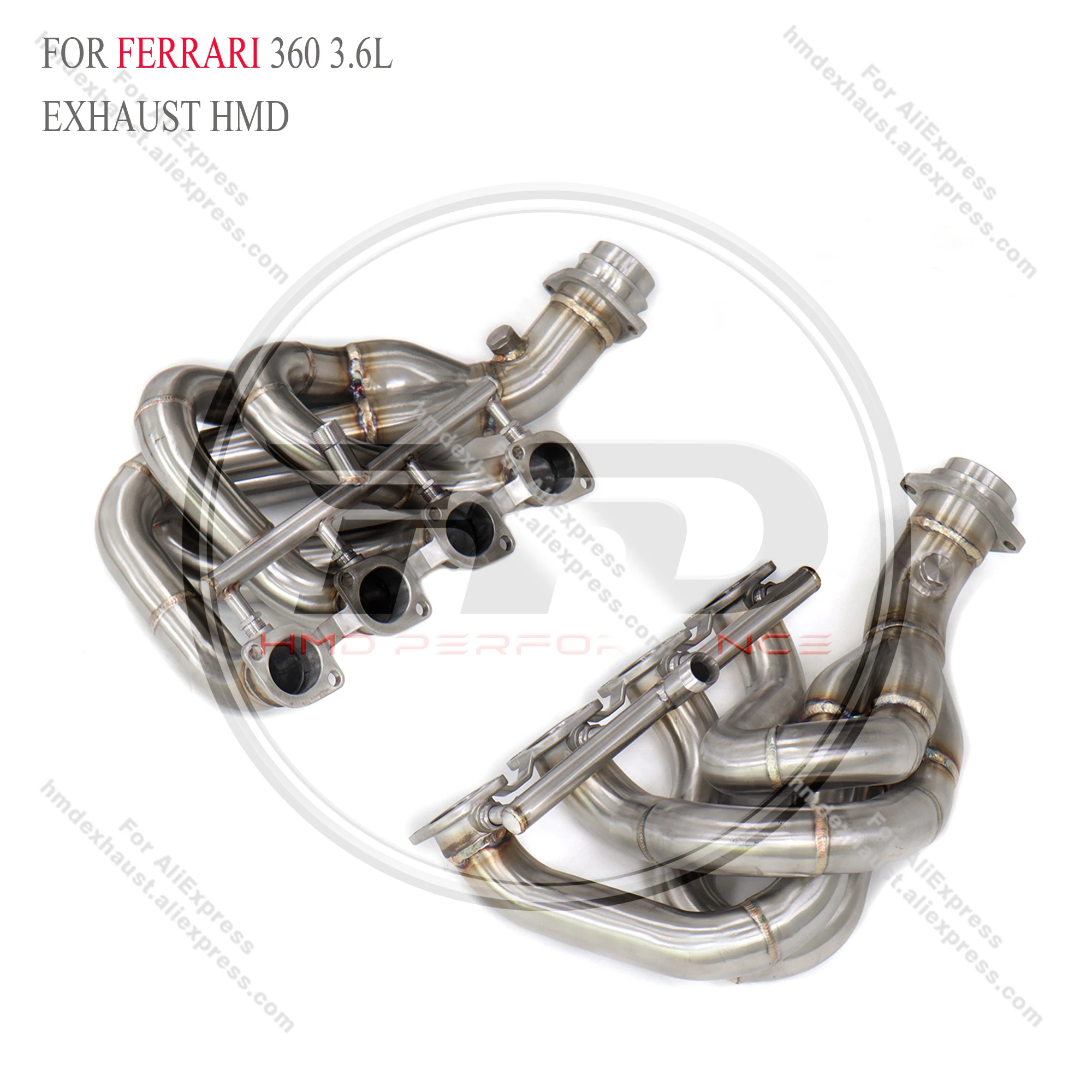 

Выпускной коллектор HMD Performance для Ferrari 360 3,6 л, автомобильные детали и аксессуары — без теплозащитного экрана