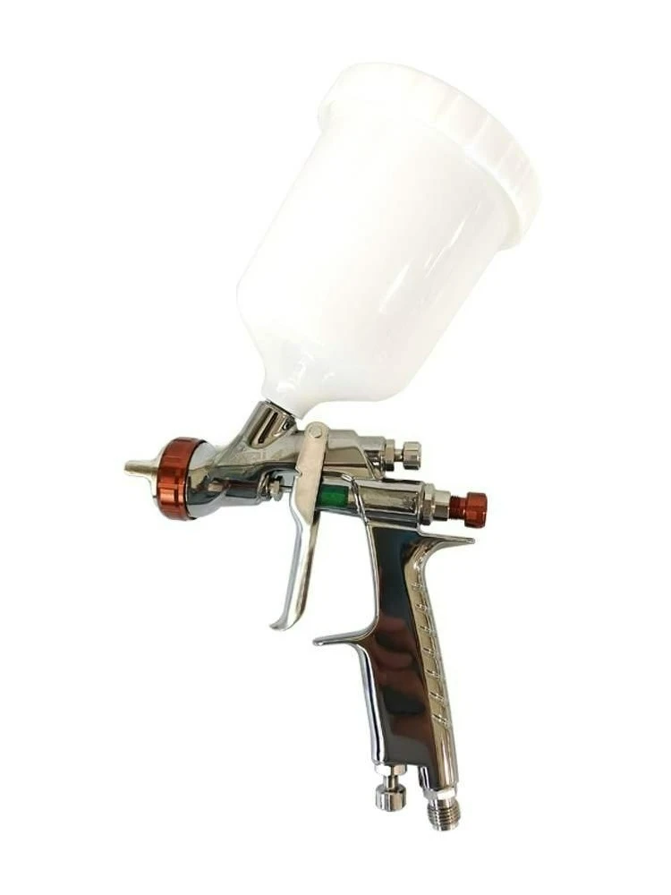 

1.4 caliber stainless steel gravity pneumatic spraying car