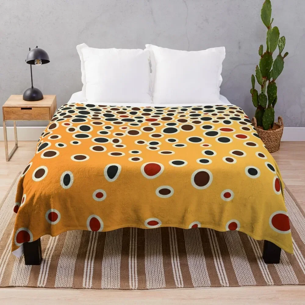 

Brown Trout Skin Throw Blanket For Sofa Thin cosplay anime Blankets