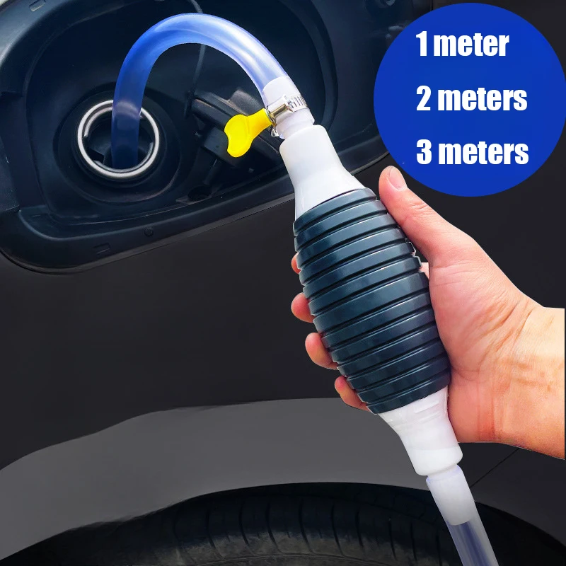 1/2/3 Meter/car Manual Fuel Tank Oil Suction Pipe Pipe Self Suction Gasoline Pump Oil Suction Divine Device Oil Absorber