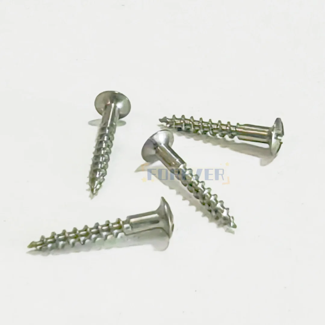 10Pcs/Lot Dental Half Threaded Screw Bone Fixation Titanium Headφ3.0mm Pole φ1.3mm Dentist materials