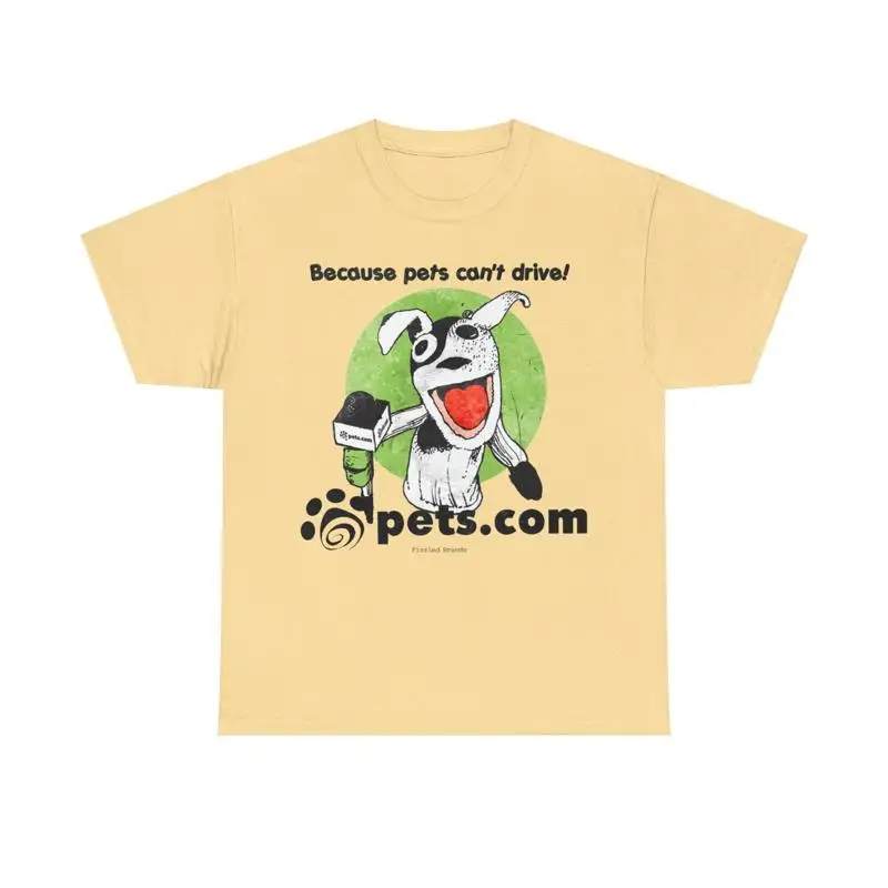 

Pets com Online Store Nostalgic Retro Logo T shirt