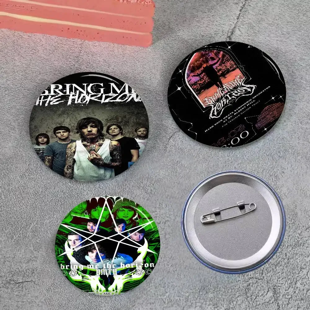 Bring Me The H-Horizon Anime Button Pin Handmade Brooch For Clothes Cartoon Badge Backpack Decoration Jewelry Accessories
