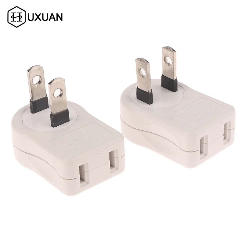 Американская 2-контактная 360-угольная вращающаяся розетка, адаптер, складной дорожный адаптер, преобразователь мощности, электрическая розетка