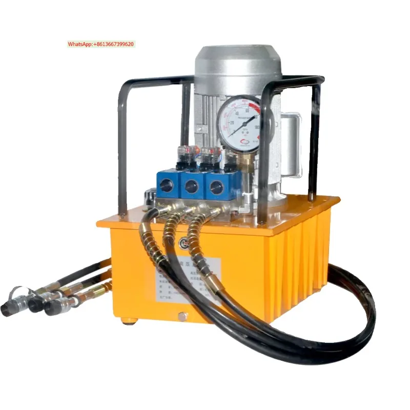 Ultra-high pressure oil/hydraulic press foot-operated hydraulic station, single-circuit electric pump 700D