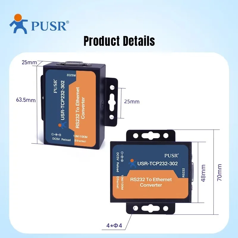 Embedded Ethernet Module RS232 to TCP/IP Ethernet Converter Support DHCP/DNS Modbus Gateway