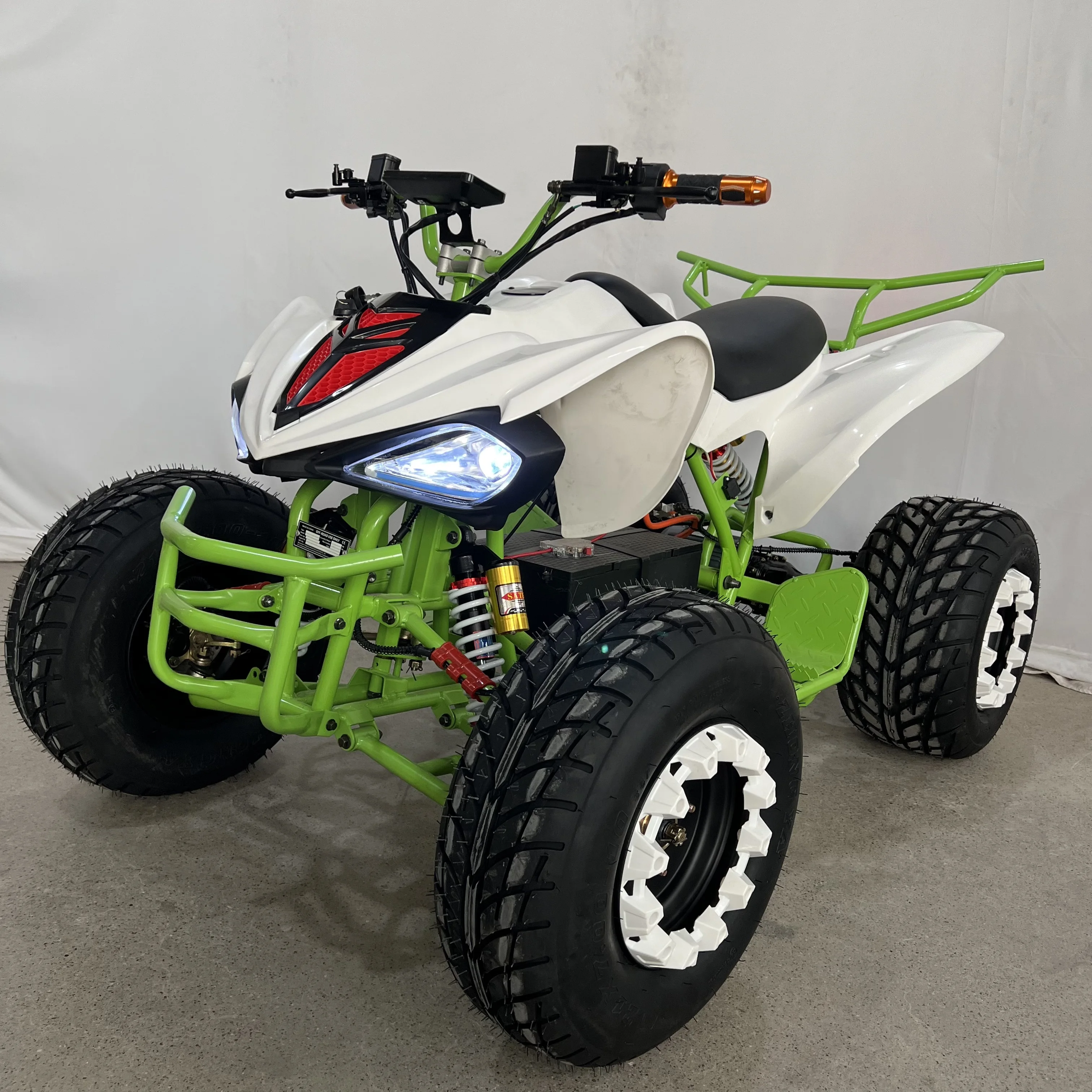 

High-Performance Automatic Electric Shaft Drive ATV 72V 1800W 2-Stroke Engine CE Certified 75-100Km/h Speed 100-200kg Payload