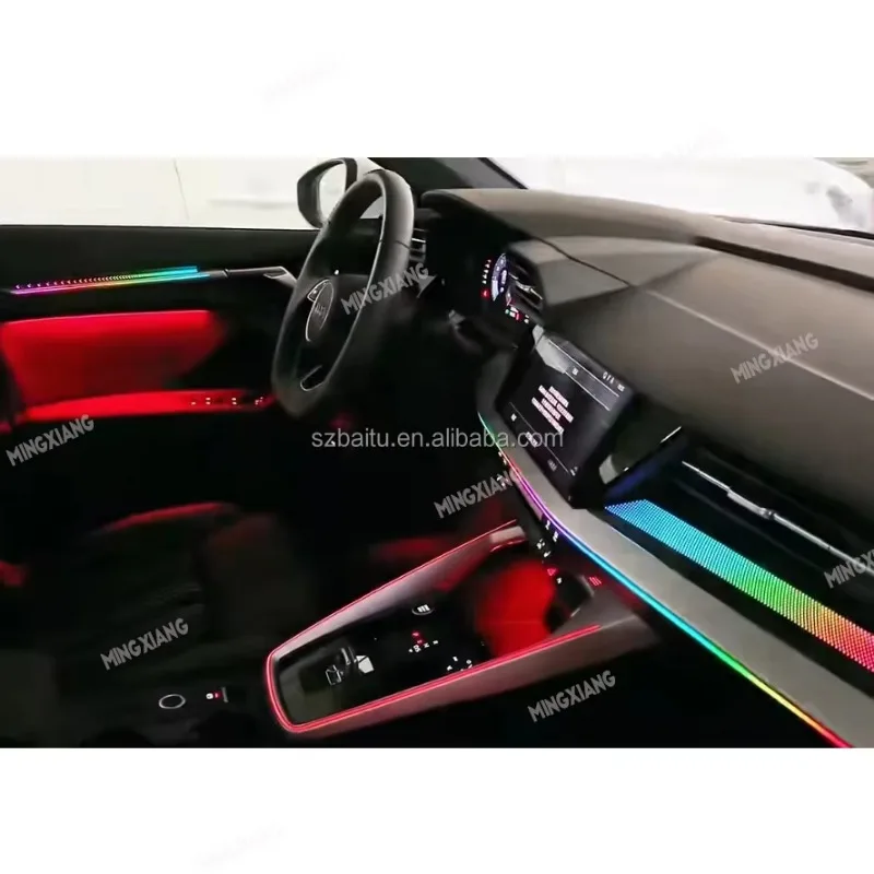 

Ambient Light Kit for Audi A3 2021-2024 Car Interior Atmosphere Lamp Strip Ambient Light for Audi A3 A3 8Y Ambient Lighting