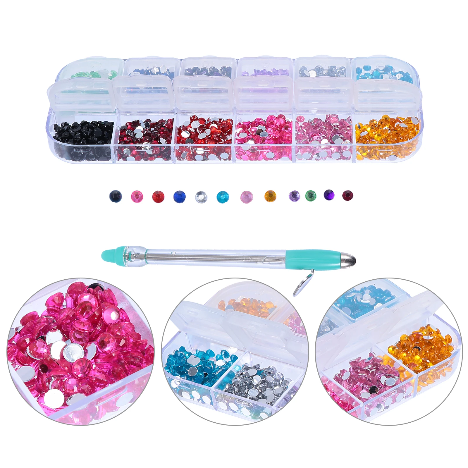 

1 set Point Drill Pen Set Diamond Embroidery Accessories Rhinestone Painting Tool For Diy Handicraft Manicure Supplies Kit