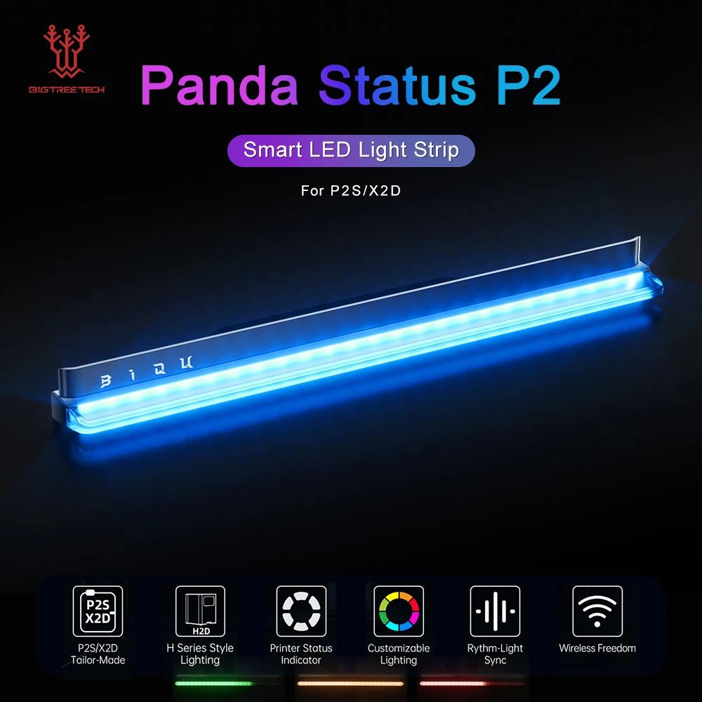 �y�Z�[�����zBIGTREETECH �p���_�X�e�[�^�X LED ���C�g�o�[�L�b�g H2D �X�^�C���Ɩ����Y�����C�g���� Bambu Lab P1P P1S X1C X1E A1 P2S X2D �p