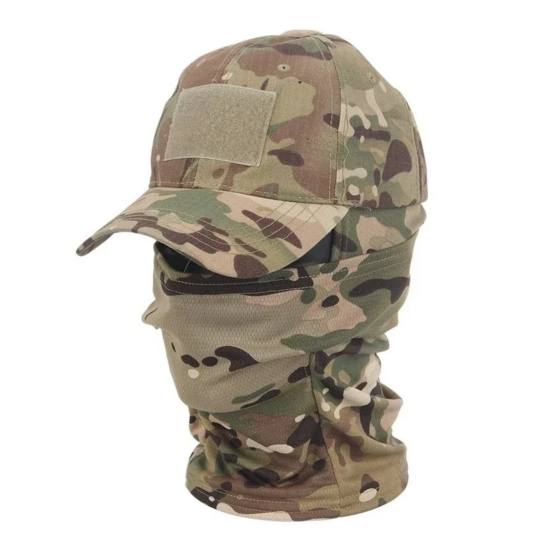 

Tactical Baseball Caps Sunscreen Breathable Camouflage Balaclava Hat Outdoor Fishing Hiking Hunting Sports Cap Sunscreen Caps