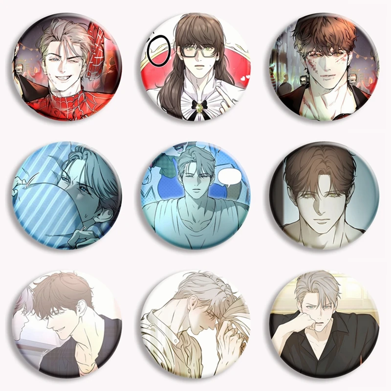 

Nerd Project Comic Soft Button Pin Korean BL Manhwa Brooch Boys Love Manga Badge Backpack Accessories Fans Collect Gifts