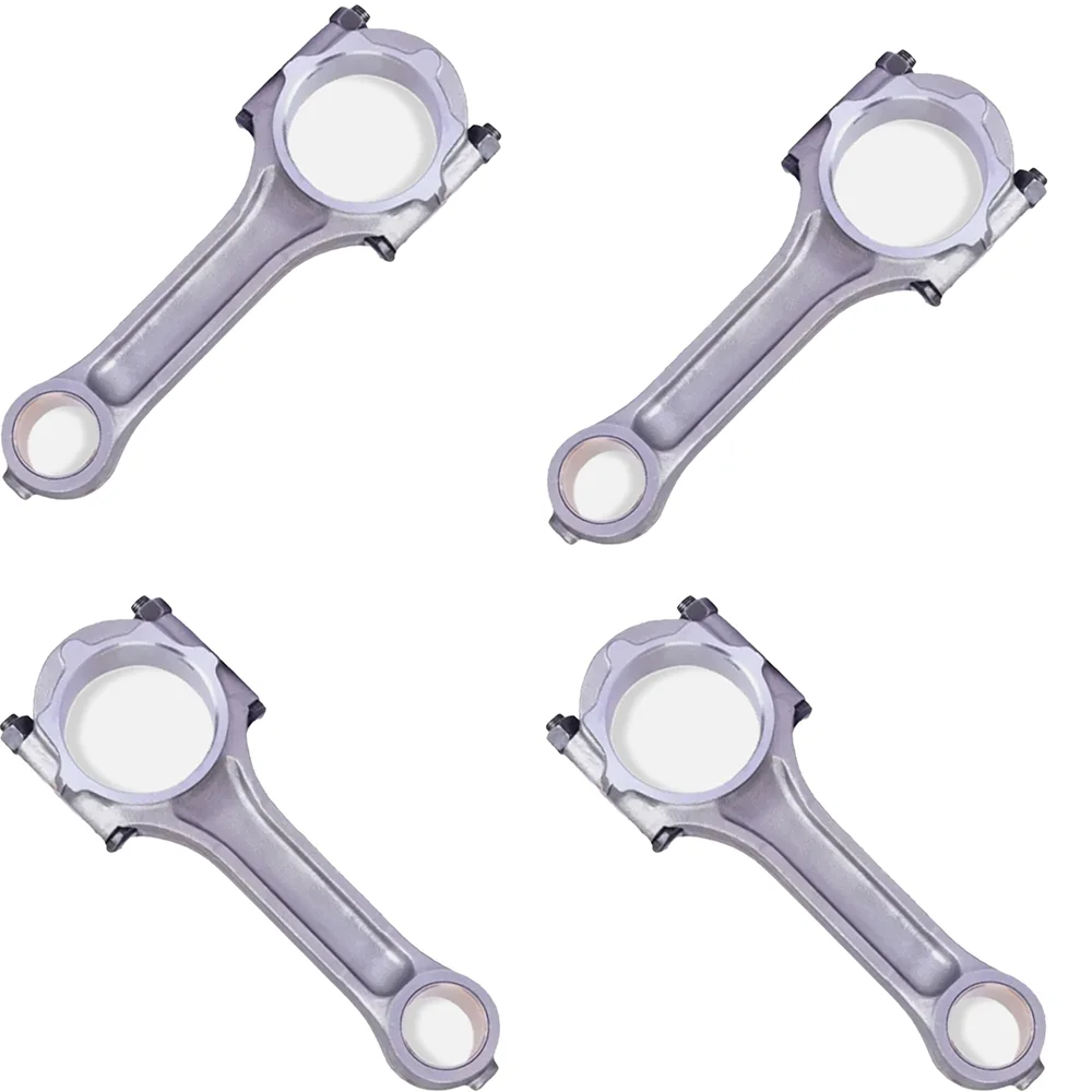 4 قطعة ربط كون رود مجموعة جديدة صالح لشركة هيونداي جالوبير H100 ميتسوبيشي باجيرو 2.5L 2.5 L T L4 الديزل 82-03 2351042001 4D56-T #2