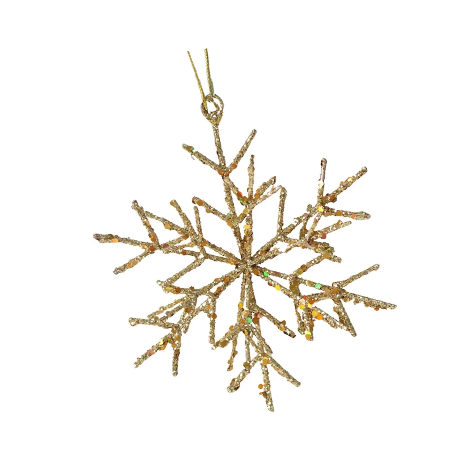 Snowflakes Hanging Ornaments Holiday Display Christmas Decoration Creative Classic Multifunctional New Year Party Favors 3D