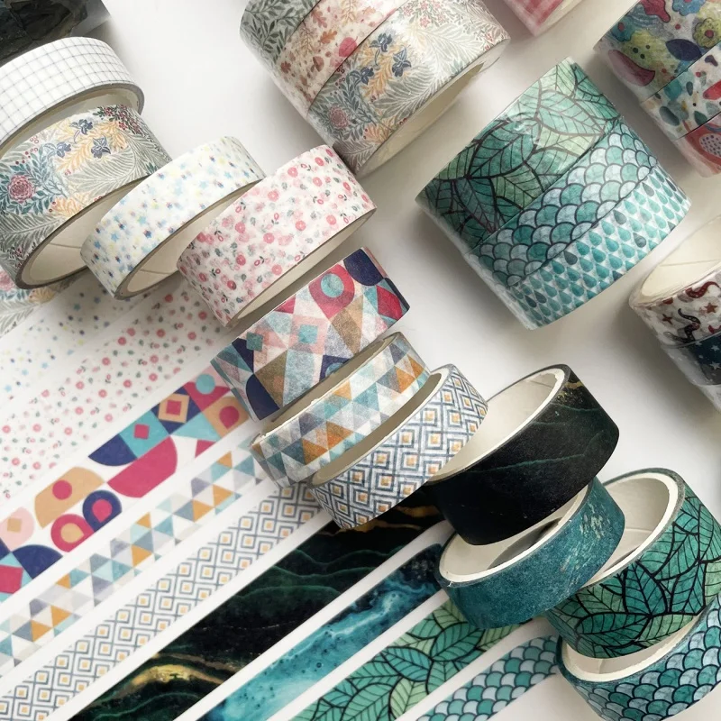 3 Rolls Combination Decorative Tape Diy Scrapbook Decoration Diary Decoration Tape Gift Decorative Tape