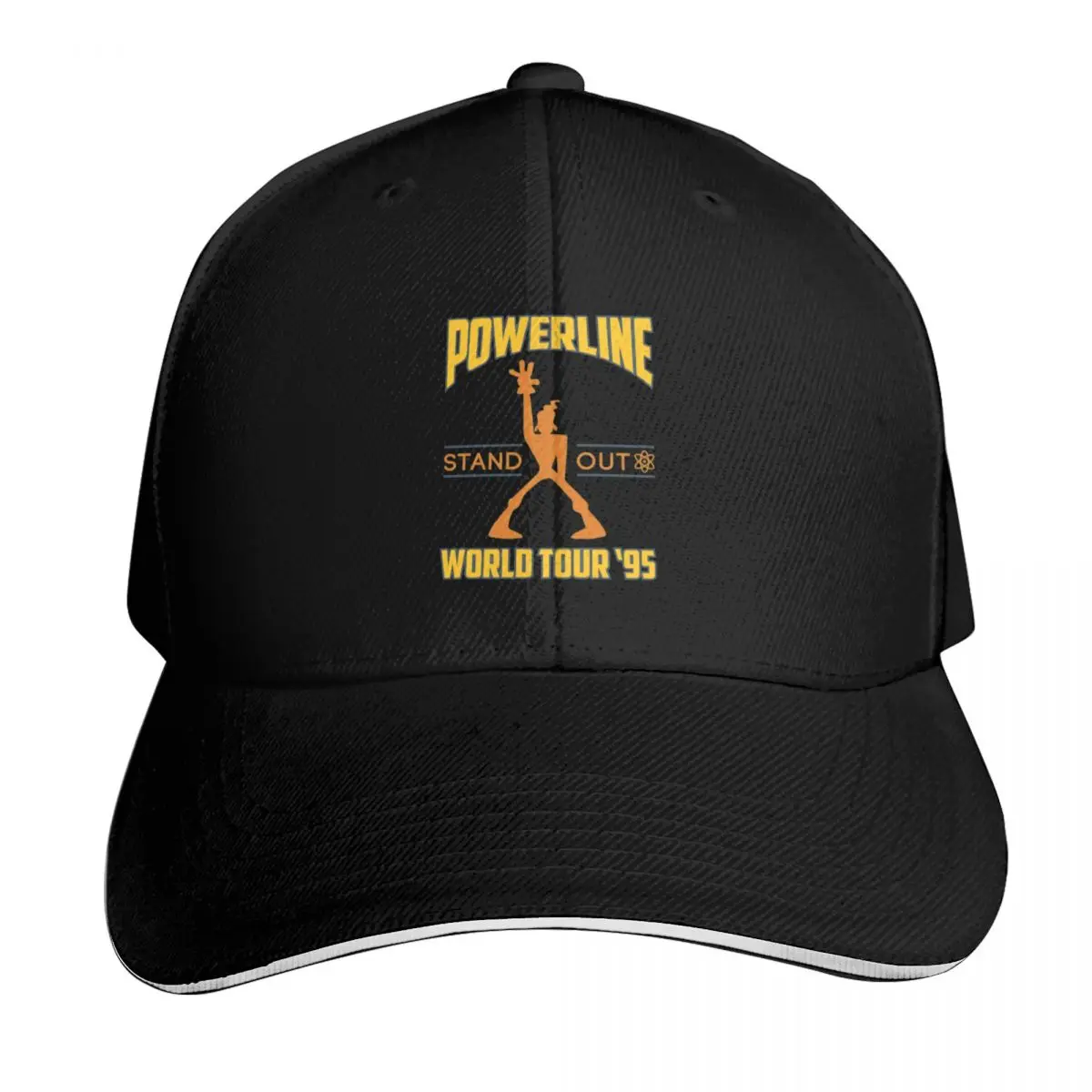 Powerline Stand Out World Our 95 Baseball Cap Adjustable Buckle Closure Moisture Wicking Quick Dry Curved Brim Classic Fit