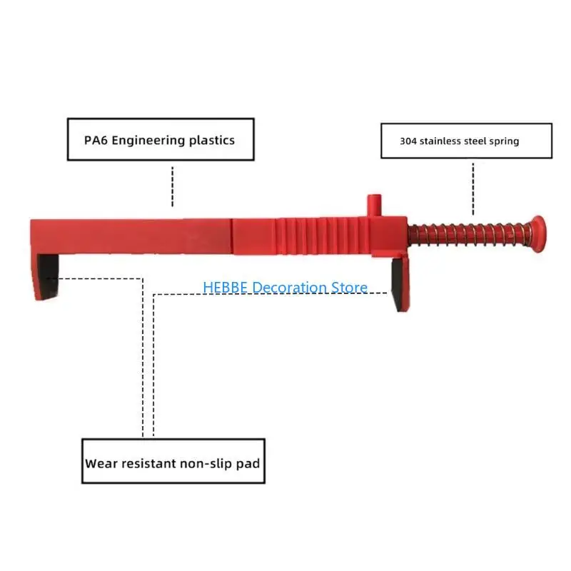 B0KC 2PCS Brick Liner Runner Wire Drawer Bricklaying Tool Leveling Measuring Tool