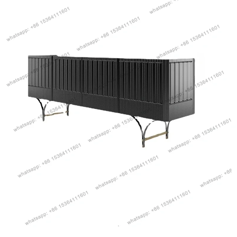 

12Italian Solid Wood Sideboard Modern Simple and Light Luxury Household Storage Storage Paint TV Cabinet