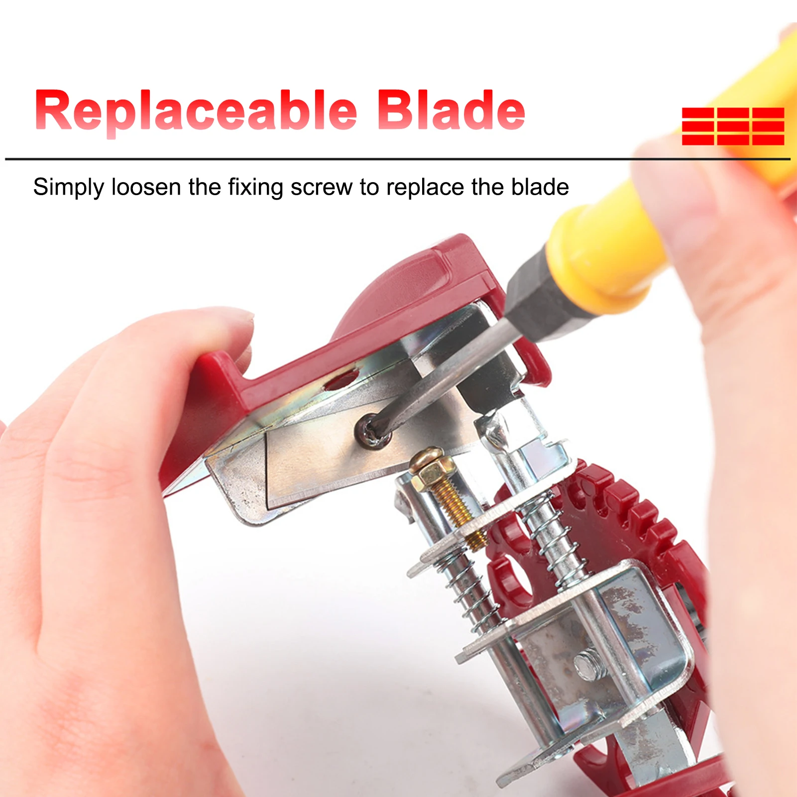 Adjustable Wire Stripper, Portable Manual Cable Stripping Tool Versatile Copper Wire Stripping Machine for Electrician, Strips