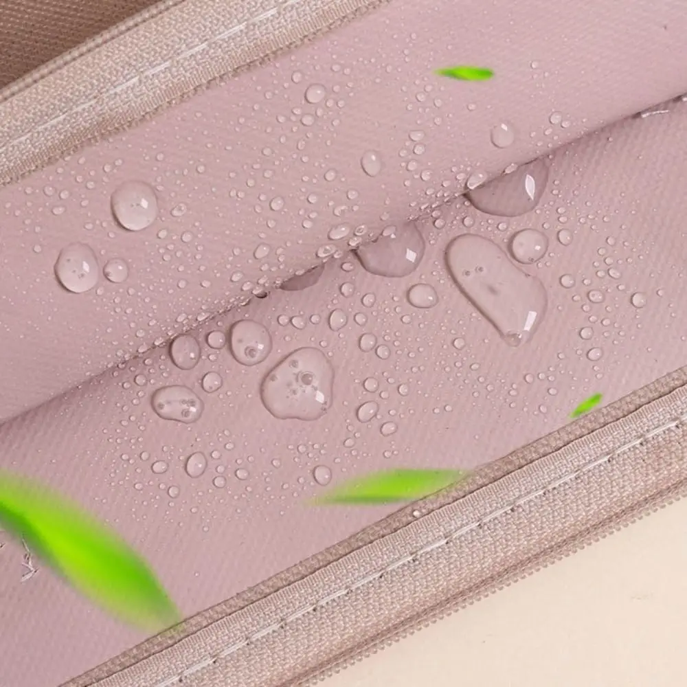 

Portable Oxford cloth Zipper Pouch Bag A4 Multifunctional File Bag Large Capacity Thickened Document Bag School Office Supplies