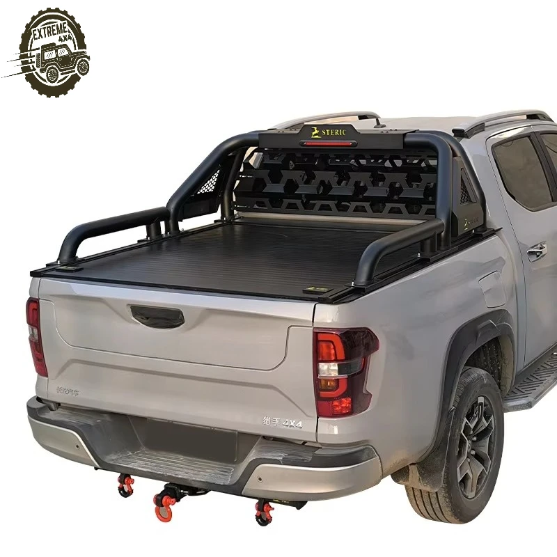 Multi-Functional Carbon Steel Roll Bar Screw Mounting Truck Bed Roll Bar for 4x4 Mitsubishi Isuzu Tacoma Tundra