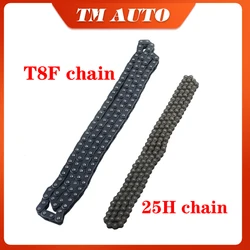 47cc 49cc T8F Chain 98 108 136 Sprocket w/ Spare Main Link for Mini Moto Atv Quad 2 Stroke Engine Parts