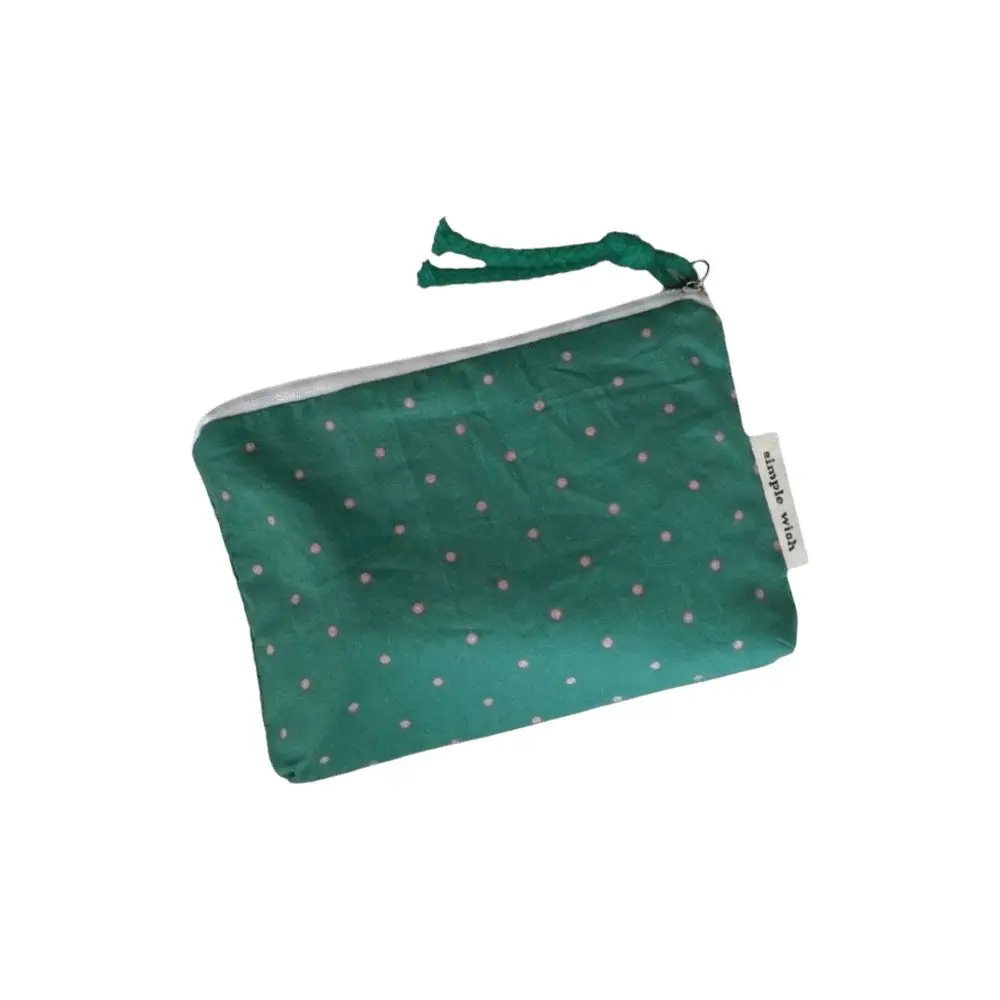 Storage Tools Plaid Striped Makeup Bag Portable Large Capacity Mini Cosmetic Pouch with Zipper Multi-functional Coin Purse Women