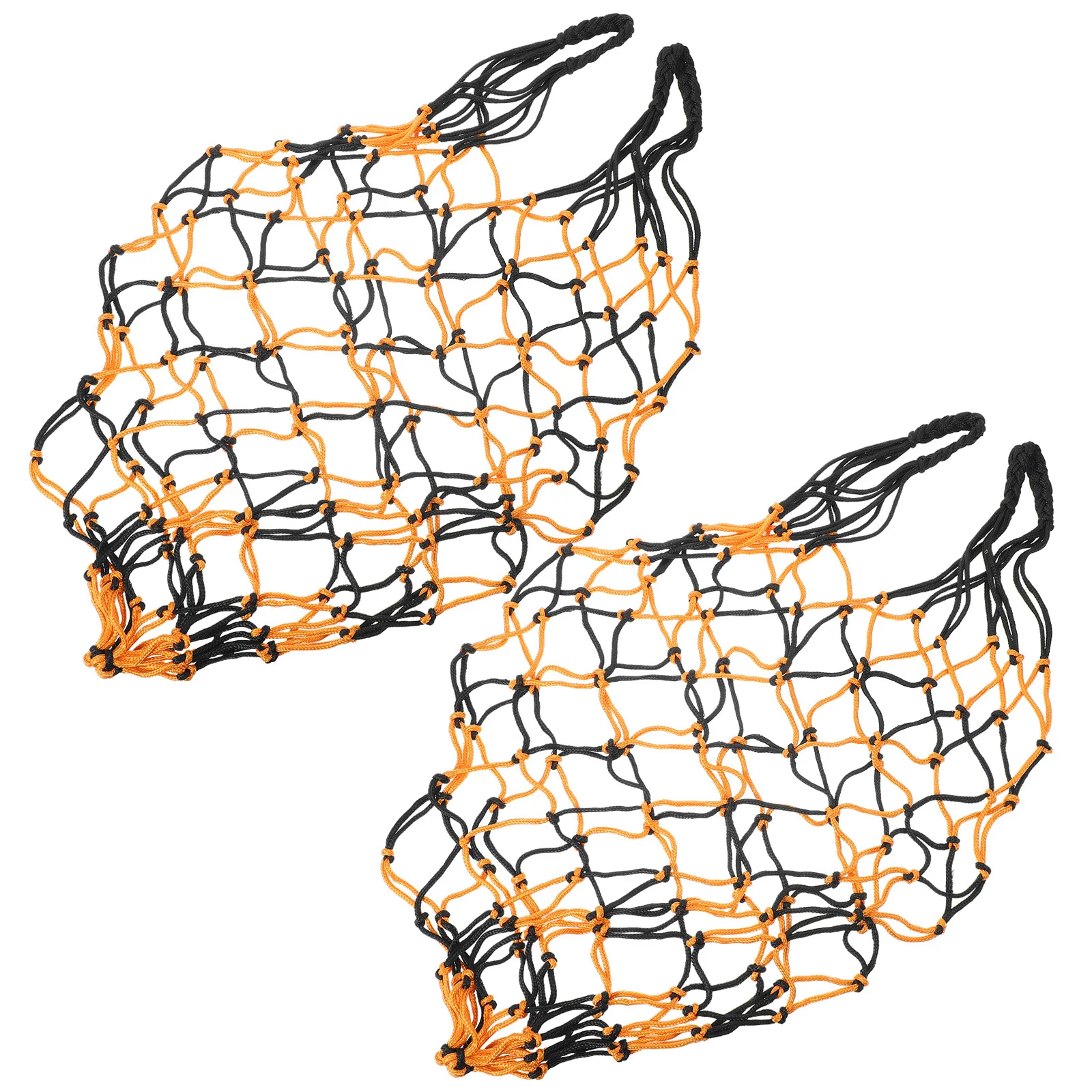 

2Pcs Hay Feeder Large Capacity Slow Feed Hay Net Hanging Bag for Goats Sheep Horses Outdoor Corn Feeder Bag Pasture Accessories