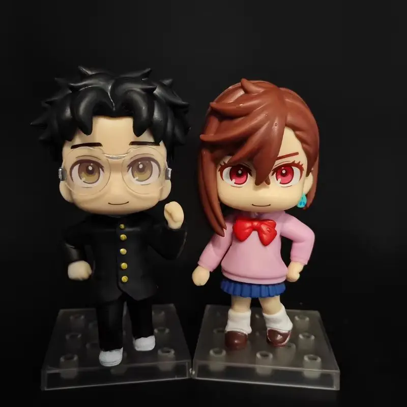 Figuras de Acción de la Serie Anime Dandadan Okarun y Momo Ayase, Versión Q, Adorno de Escritorio, Juguetes Coleccionables, Regalos Sorpresa para Otakus