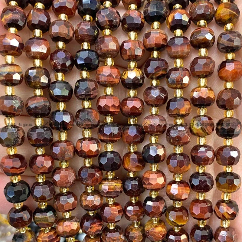 الأوجه المعداد 6x8 مللي متر الحجر الطبيعي الليمون الأصفر اليشم خزر عازل لصنع المجوهرات أقراط يدوية أساور إكسسوارات جذابة