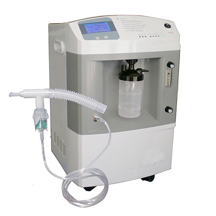 Portable 10L Veterinary Dog  Concentrator Durable ABS Compact Design 93 Purity 1 Year Medical Compliance Warranty