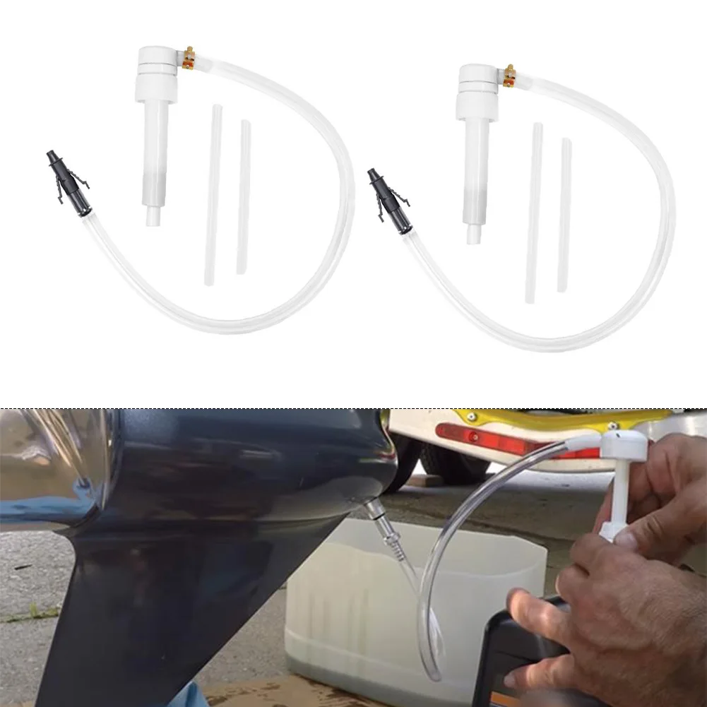 

2pcs Oil Suction Pump With An 8cc Lsuction Oil Pump For Standard Quart Bottles With Adapter Car Accessories