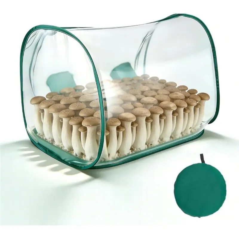 AWAH Mushroom Grow Tent Bounce Box Portable Foldable Air Box Static Air Mushroom Cultivation Tent With Gloves Bottle