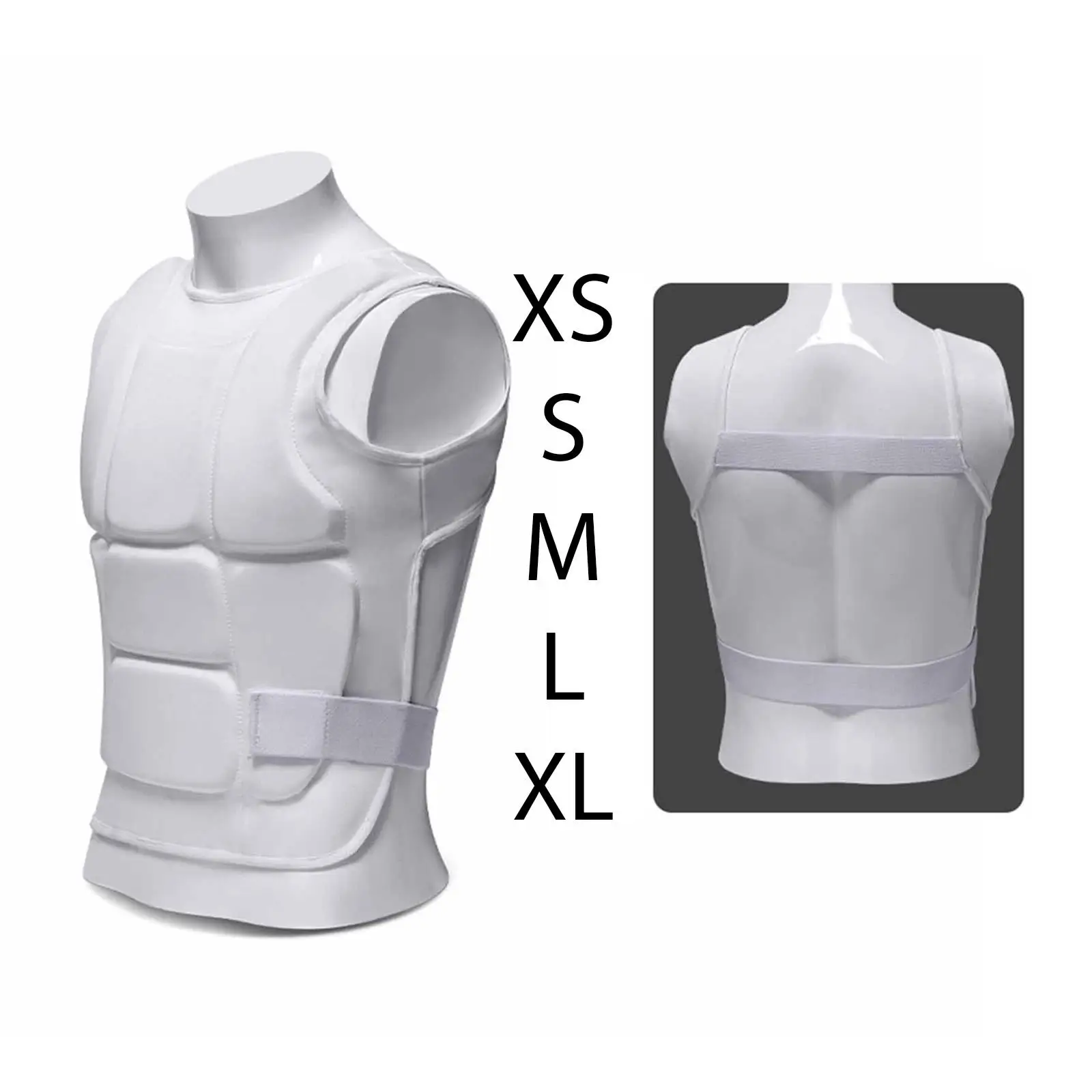 空手胸部プロテクター保護多目的軽量トレーニング散打テコンドーベスト空手胸部ガードリブシールドアーマー