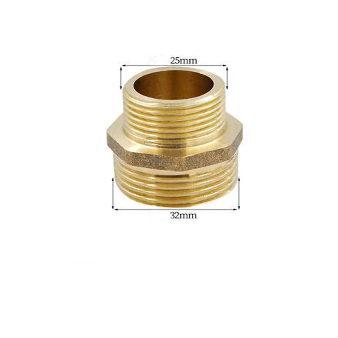 All-copper thickened joint 4 points 6 points pipe fittings water inlet pipe docking directly to the wire stainless steel outer w