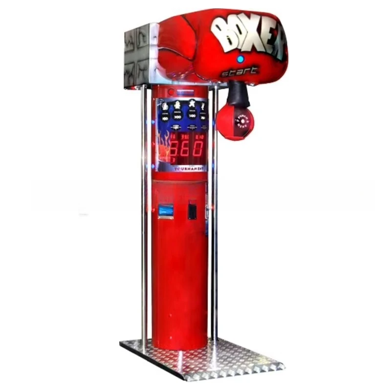 Latest Design Big Punch Boxing Arcade Game Console Coin Operated State-of-the-art Indoor Outdoor Entertainment Machine