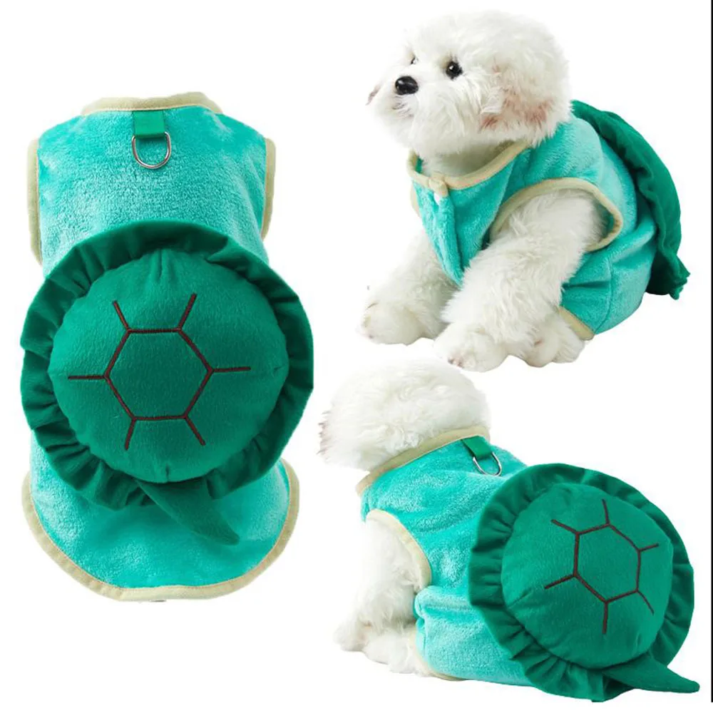 

Turtle Shaped Dog Clothing Pet Photography Clothing Small And Medium Sized Dog And Cat Clothing Green Dog Vest Puppy Tank Top