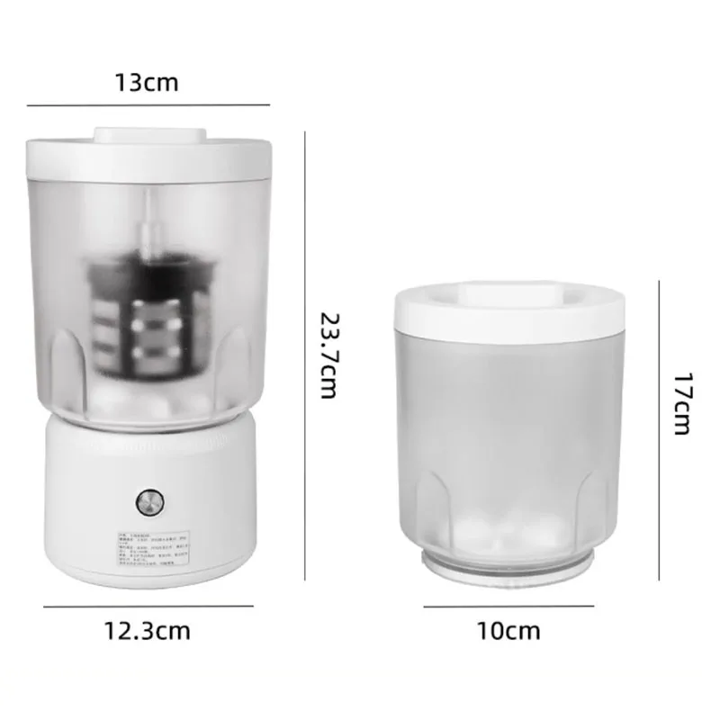 Mini Automatic Ultrasonic Washing Gear, Detachable Filter for Watch Strap & Screw Cleansing