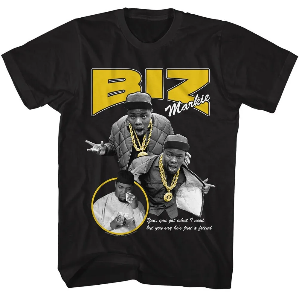 Biz Markie Just A Friend Lyrics Black T Shirt