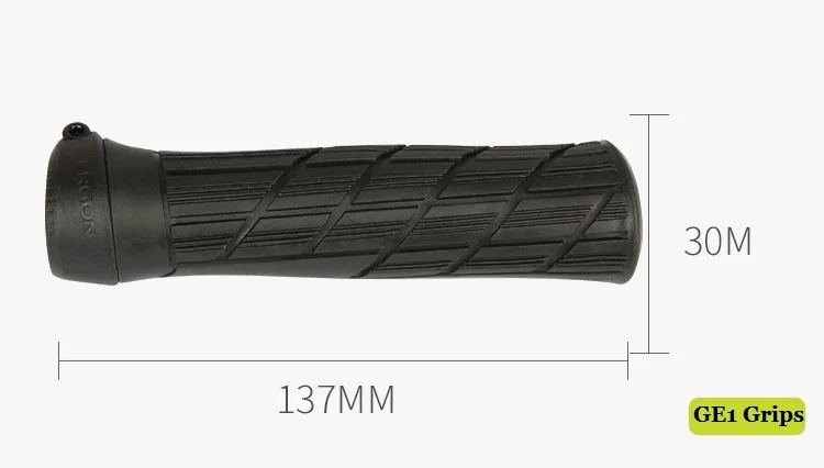 ERGON Fahrradgriffe aus Gummi, MTB-Griffe mit Klemmhalterung, Ergonomisch, Rutschfest, Stoßdämpfend, Lock-On-Enden, Mountainbike-Griffe – Detail 26