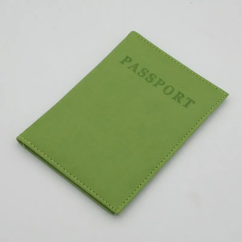 Multifunctional Colored Passport Cover PU Leather Travel Document Passport Cover ID Card Passport Holder Travel Accessories