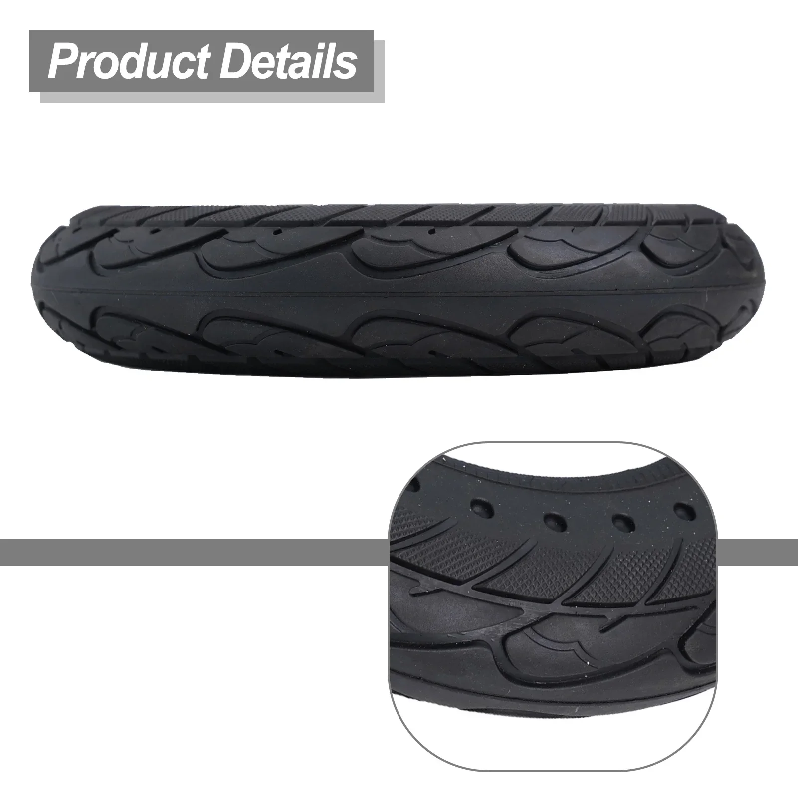 

New Explosion-proof 10 Inch 10x2.125 Solid Tyre 10*2.125 Tubeless Tire For Electric Scooter Balance Car Refitting Accessories