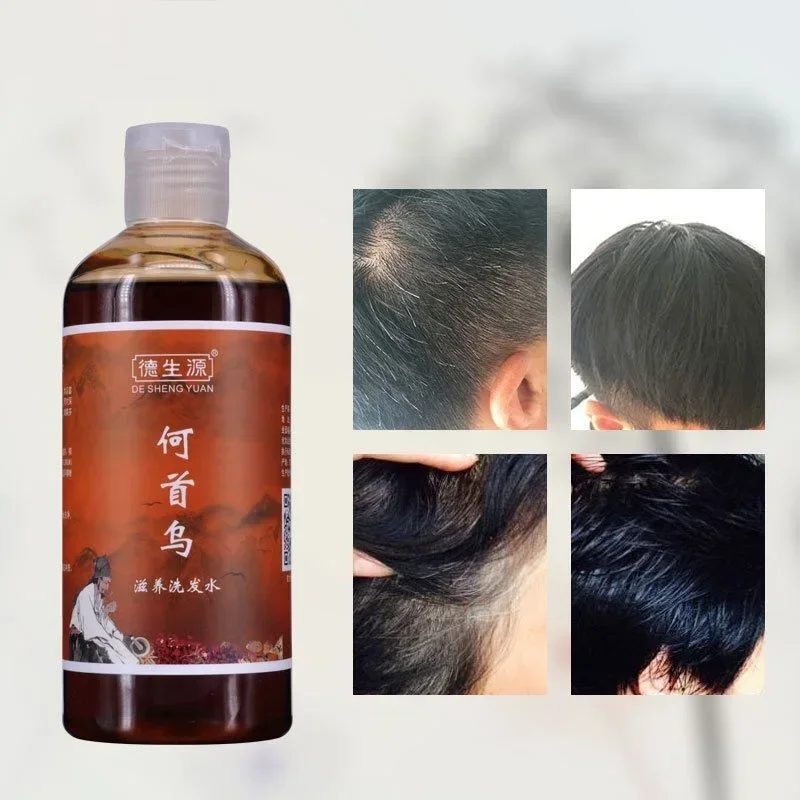 Herbal Anti Grey Hair Removal Repair Anti White Hair Shampoo & Treatment Of Black Brunette Moisturizing Hair Care Shampoo