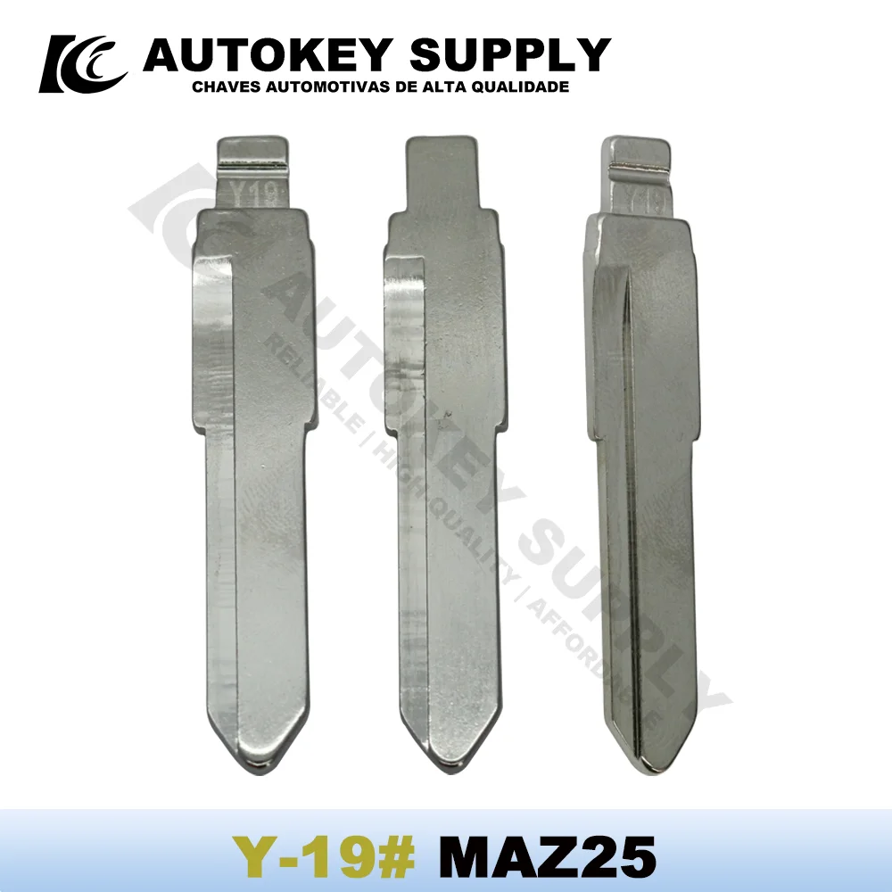 

5 шт./10 шт. KD VVDI Y-19 # Заготовка ключа MAZ25 для замены, необработанная, для Mazda