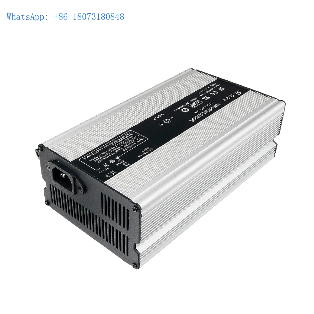 

800W CE ROHS FCC 67.2V 10A 180-240v Aluminum shell charger for Stacker klift patrol car lead acid battery charger