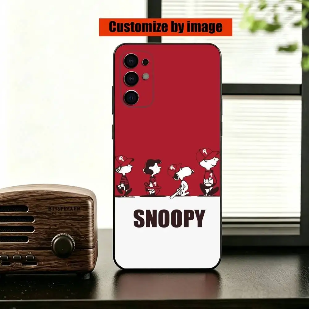 Cute S-Snoopys Gift Cartoon   Phone Case For Samsung S25,S24,S21,S22,S23,S30,Ultra,S20,Plus,Fe,Soft Silicone Black Cover view 2